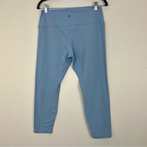 Athleta | Transcend 7/8 Tight Baby Blue Leggings Yoga Pilates Athleisure Run XL - Picture 6 of 9